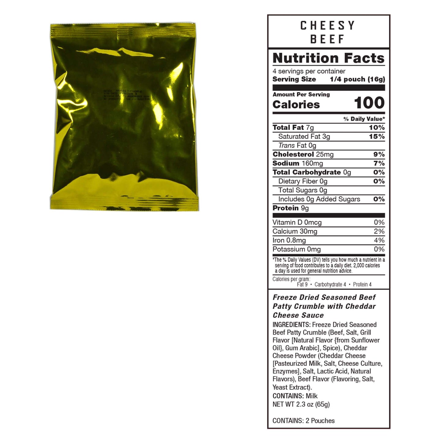 Meat and Rice - 80 Serving Grab and Go Survival Food Kit