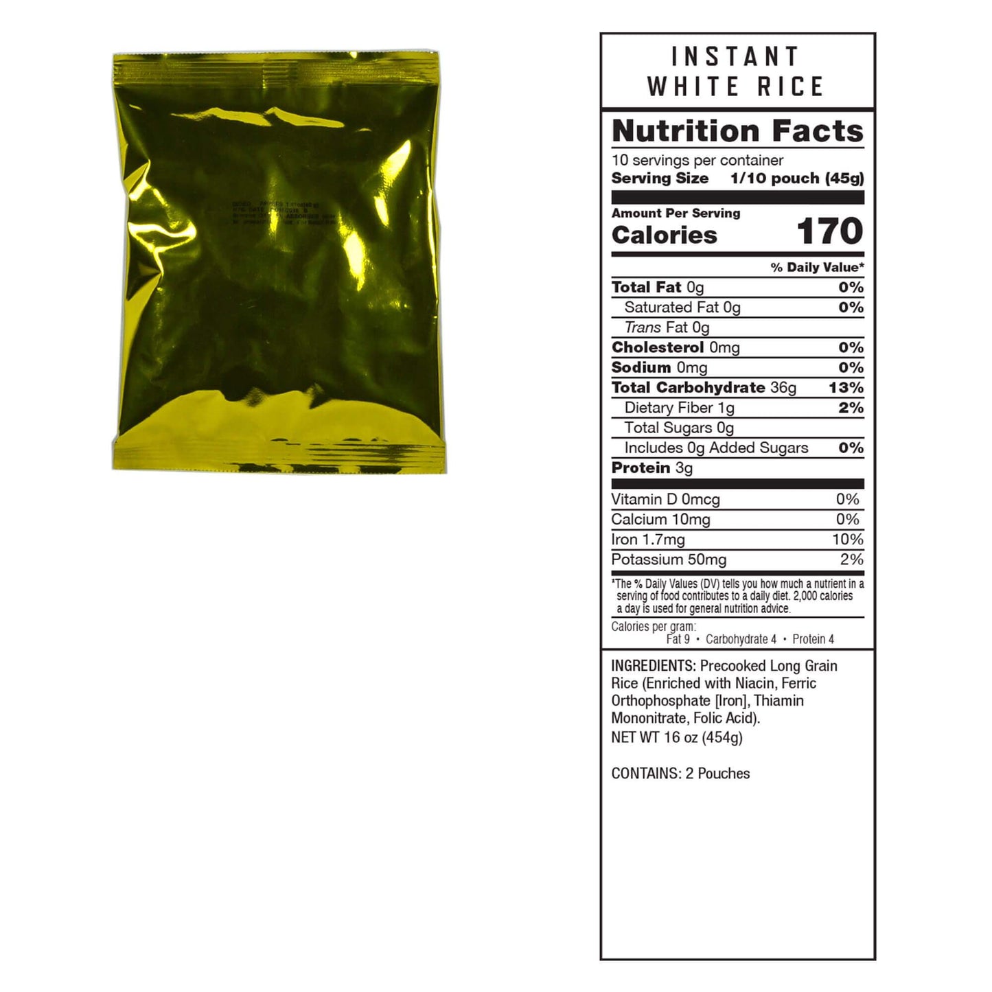Meat and Rice - 80 Serving Grab and Go Survival Food Kit