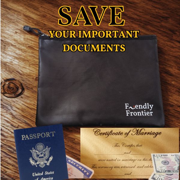 Weather-Resistant Document Pouch