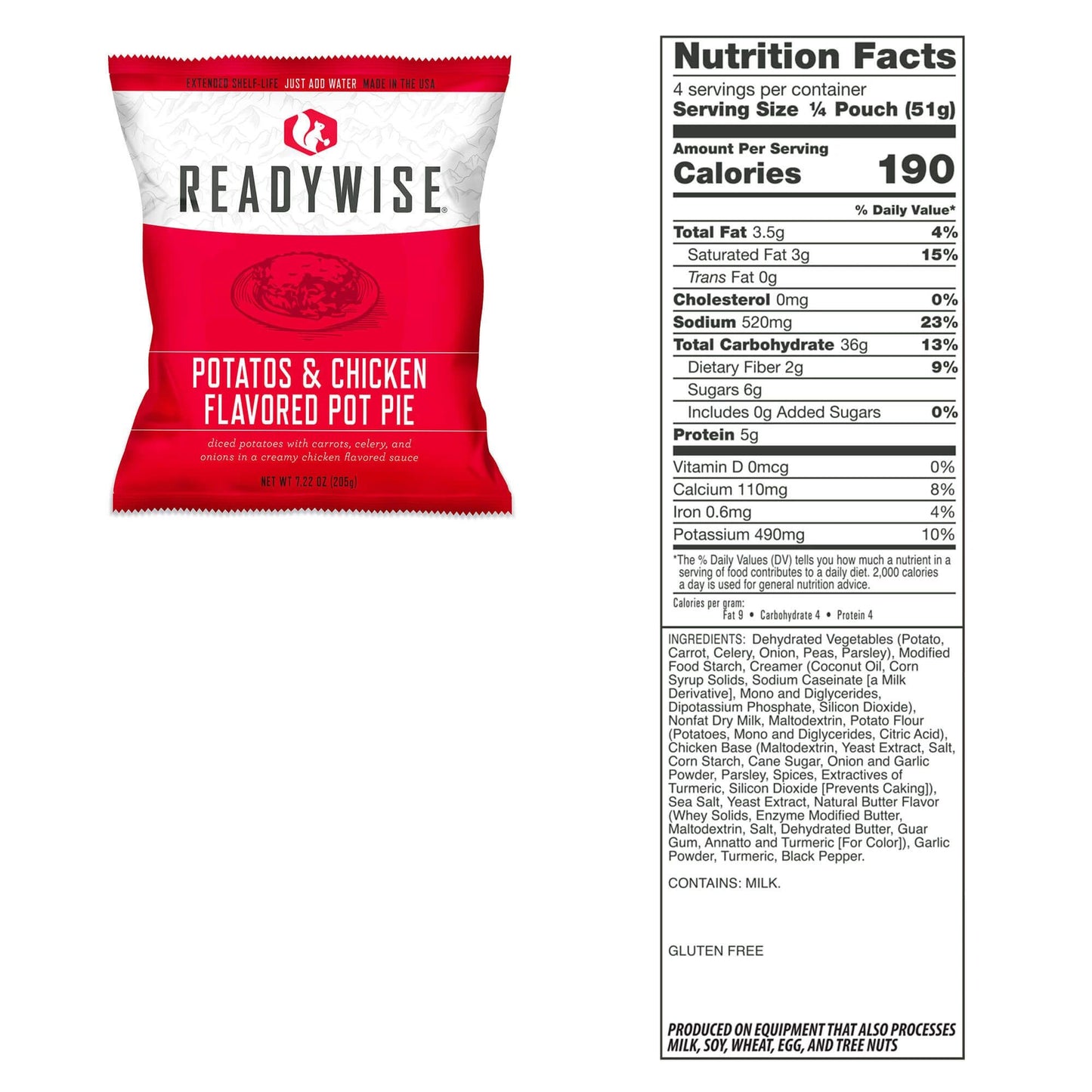 Gluten-Free 84 Serving Survival Food Kit
