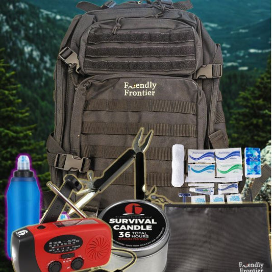 Premade Go Bag - Emergency Essentials Kit - Backpack (Premade - Customizable)