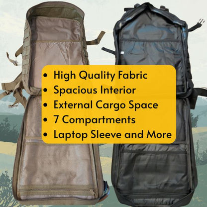 Free Speech Pack - Premade Kit with Customizable, Durable Backpack for Protests and More