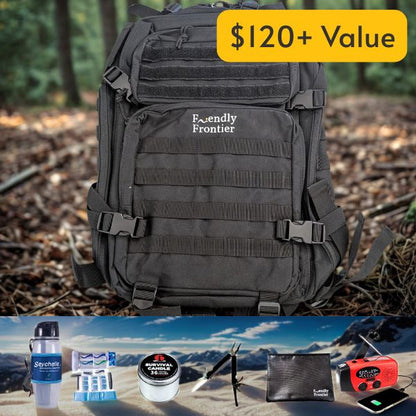 Premade Go Bag - Emergency Essentials Kit - Backpack (Premade - Customizable)