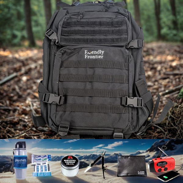 Premade Go Bag - Emergency Essentials Kit - Backpack (Premade - Customizable)