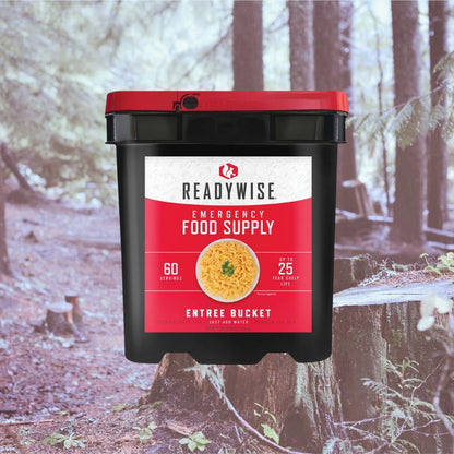 Entrees Only - 60 Serving Survival Food Grab and Go Kit