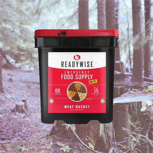 Meat and Rice - 80 Serving Grab and Go Survival Food Kit