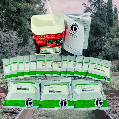 Vegetable Garden Seed Bundle - Bulk Long-Term Storage Heirloom Seeds